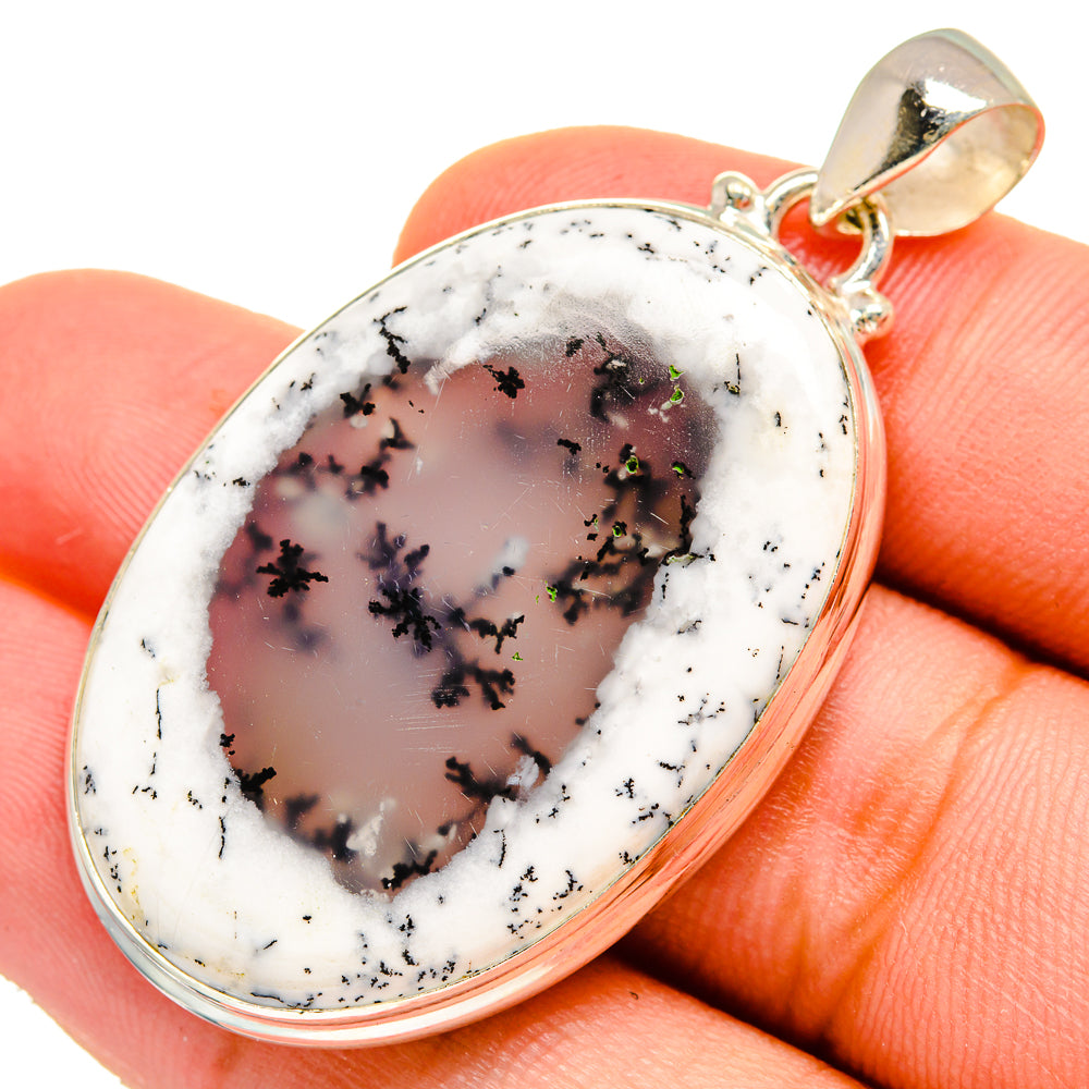 Dendritic Opal Pendants handcrafted by Anasilvercos - PD9559