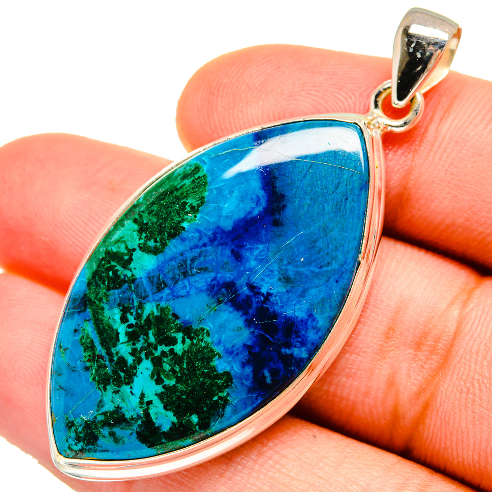Chrysocolla Pendants handcrafted by Anasilvercos - PD9570
