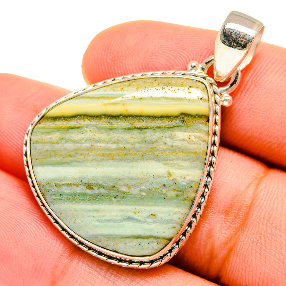 Ocean Jasper Pendants handcrafted by Anasilvercos - PD9580