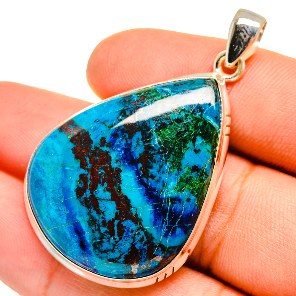 Shattuckite Pendants handcrafted by Anasilvercos - PD9637