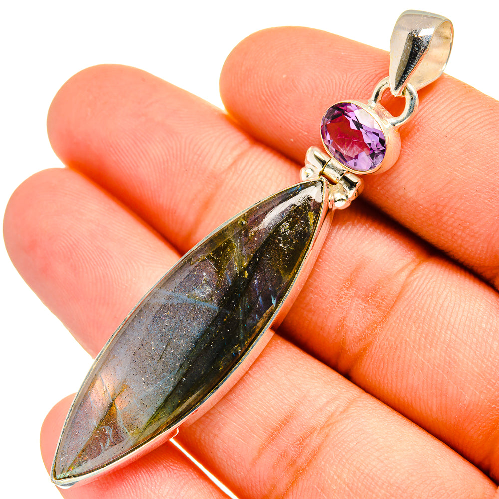 Labradorite Pendants handcrafted by Anasilvercos - PD9665