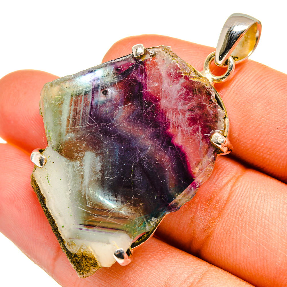 Fluorite Pendants handcrafted by Anasilvercos - PD9668
