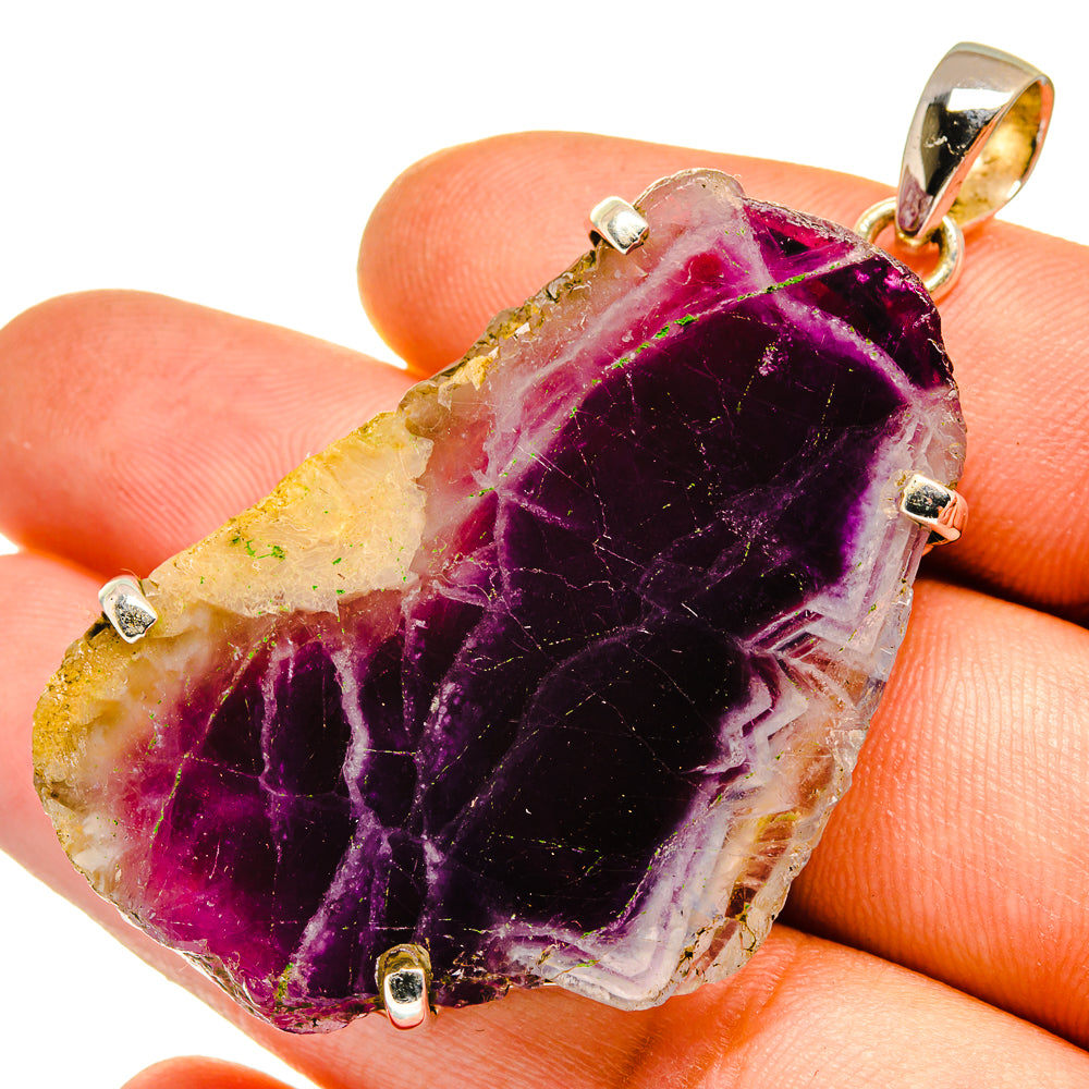 Fluorite Pendants handcrafted by Anasilvercos - PD9673