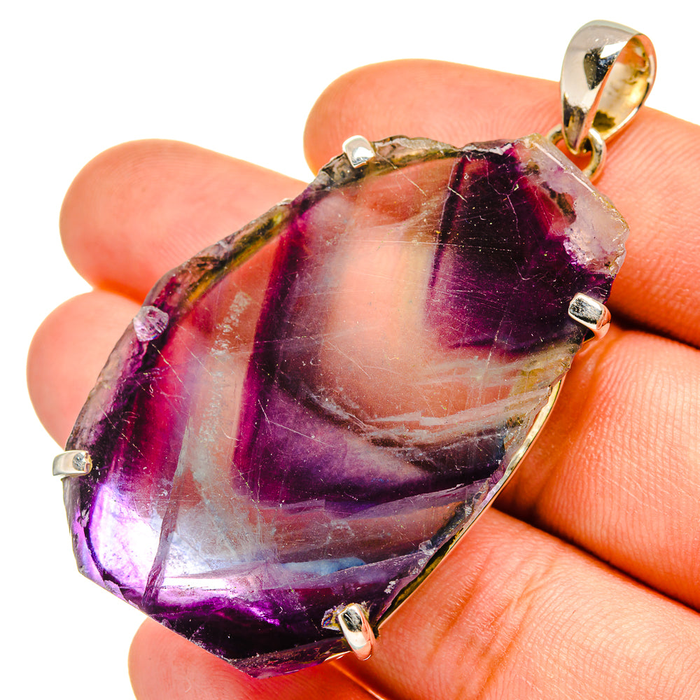 Fluorite Pendants handcrafted by Anasilvercos - PD9682
