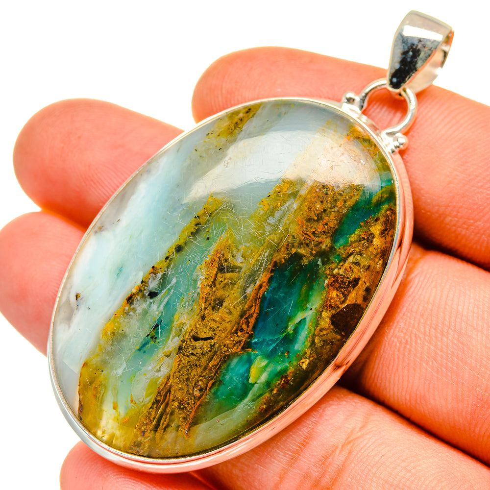 Peruvian Opal Pendants handcrafted by Anasilvercos - PD9684