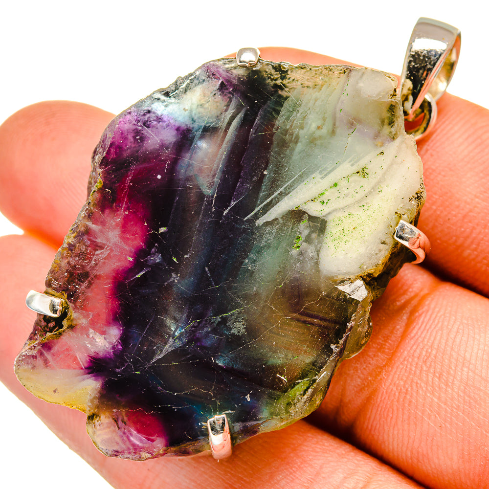 Fluorite Pendants handcrafted by Anasilvercos - PD9710