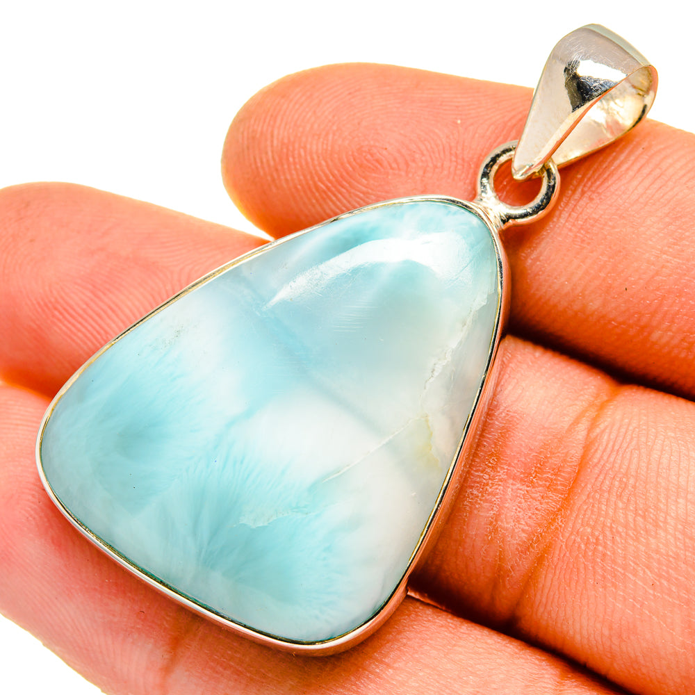 Larimar Pendants handcrafted by Anasilvercos - PD9714