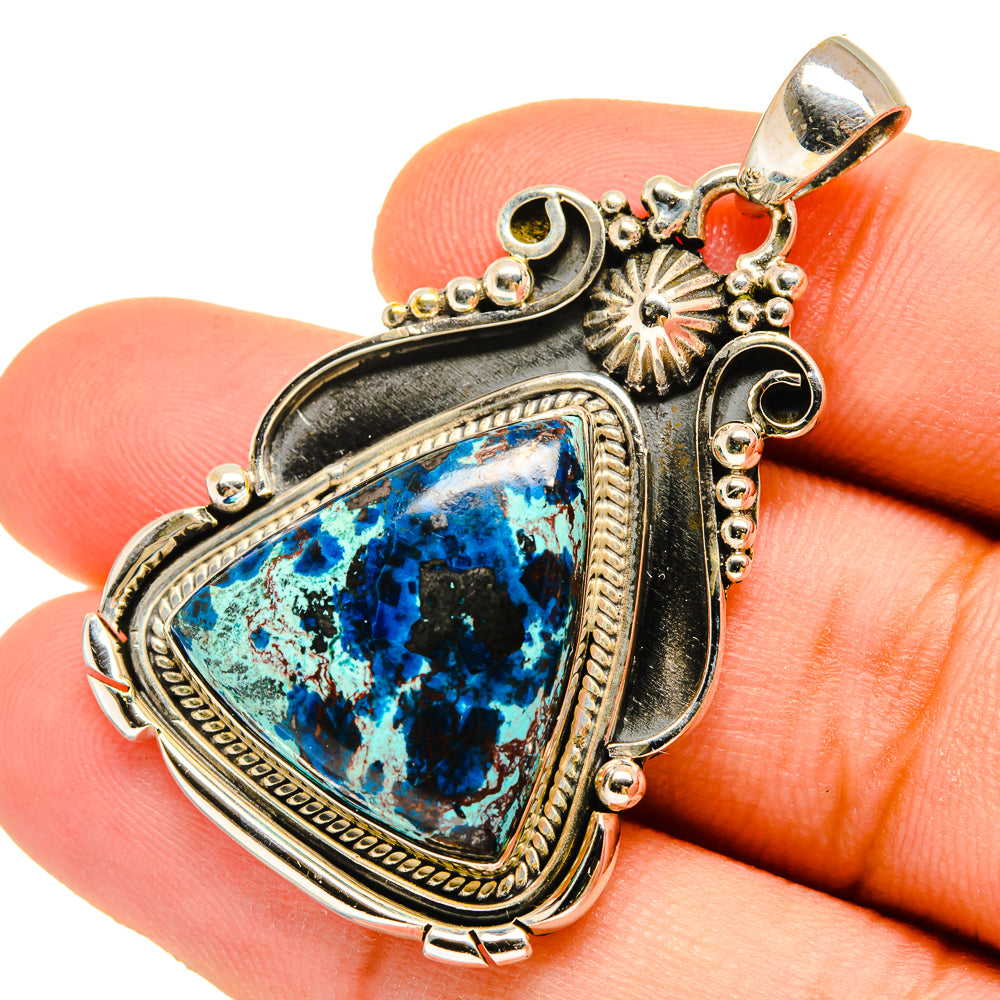 Shattuckite Pendants handcrafted by Anasilvercos - PD9741