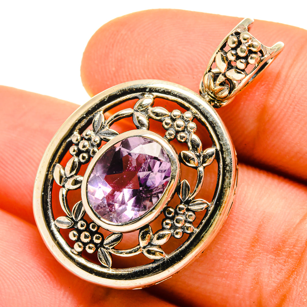 Amethyst Pendants handcrafted by Anasilvercos - PD9750