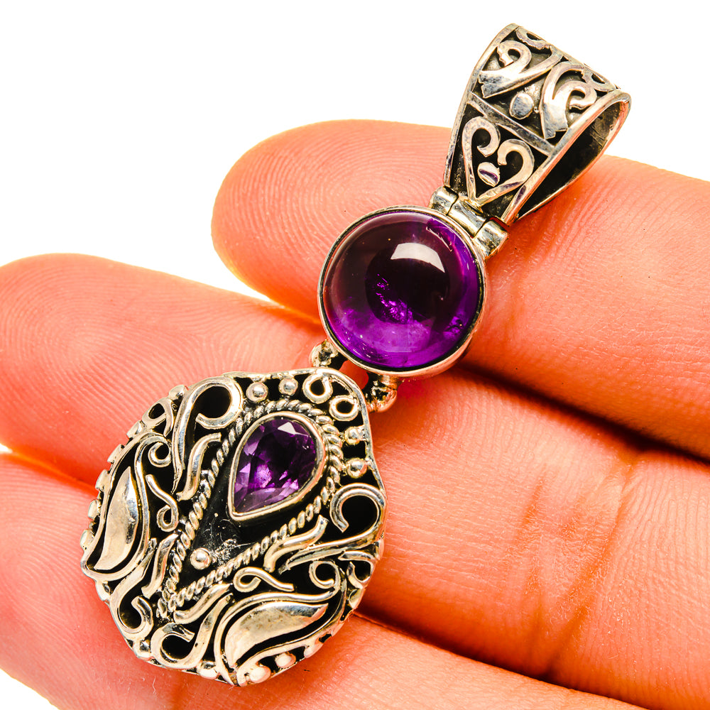 Amethyst Pendants handcrafted by Anasilvercos - PD9768