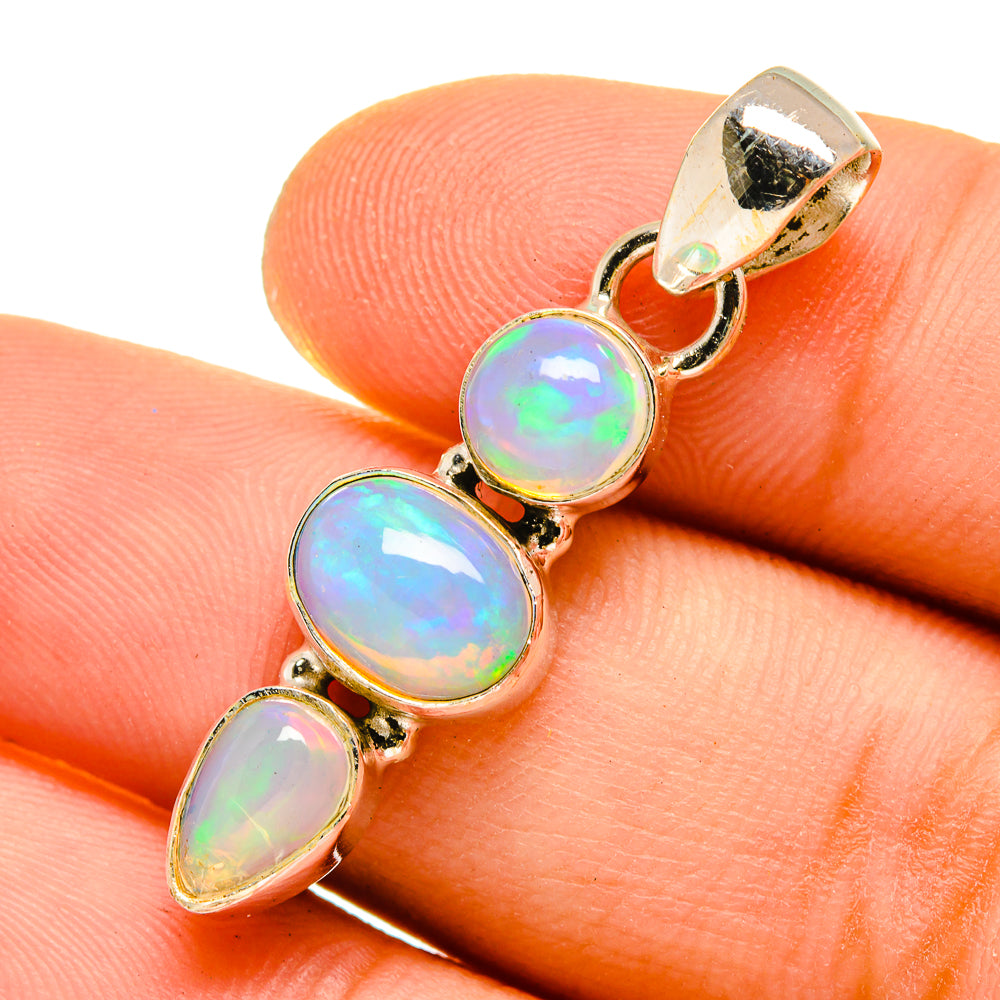 Ethiopian Opal Pendants handcrafted by Anasilvercos - PD9777