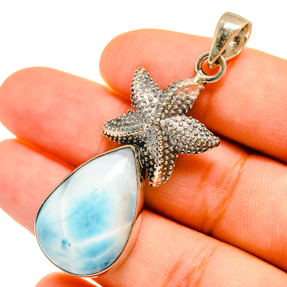 Larimar Pendants handcrafted by Anasilvercos - PD9783