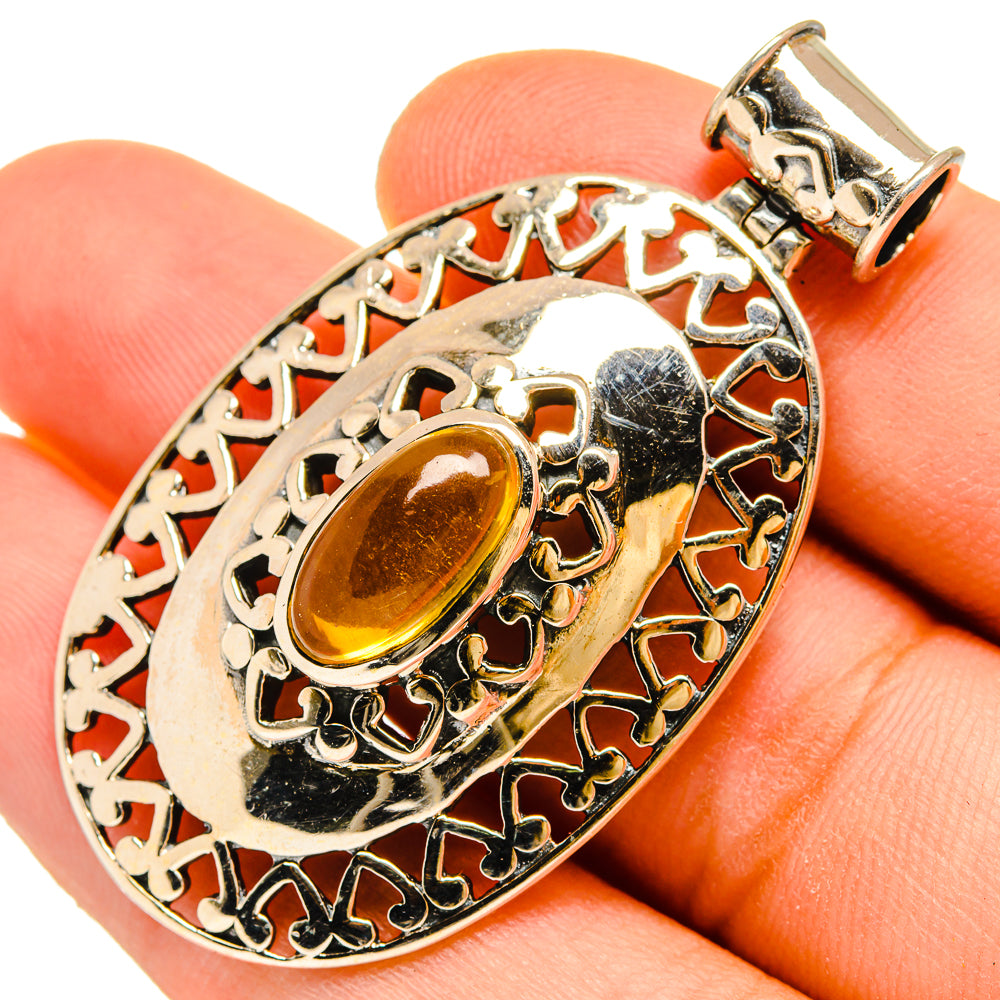 Citrine Pendants handcrafted by Anasilvercos - PD9786