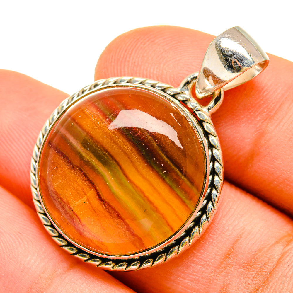Fluorite Pendants handcrafted by Anasilvercos - PD9801
