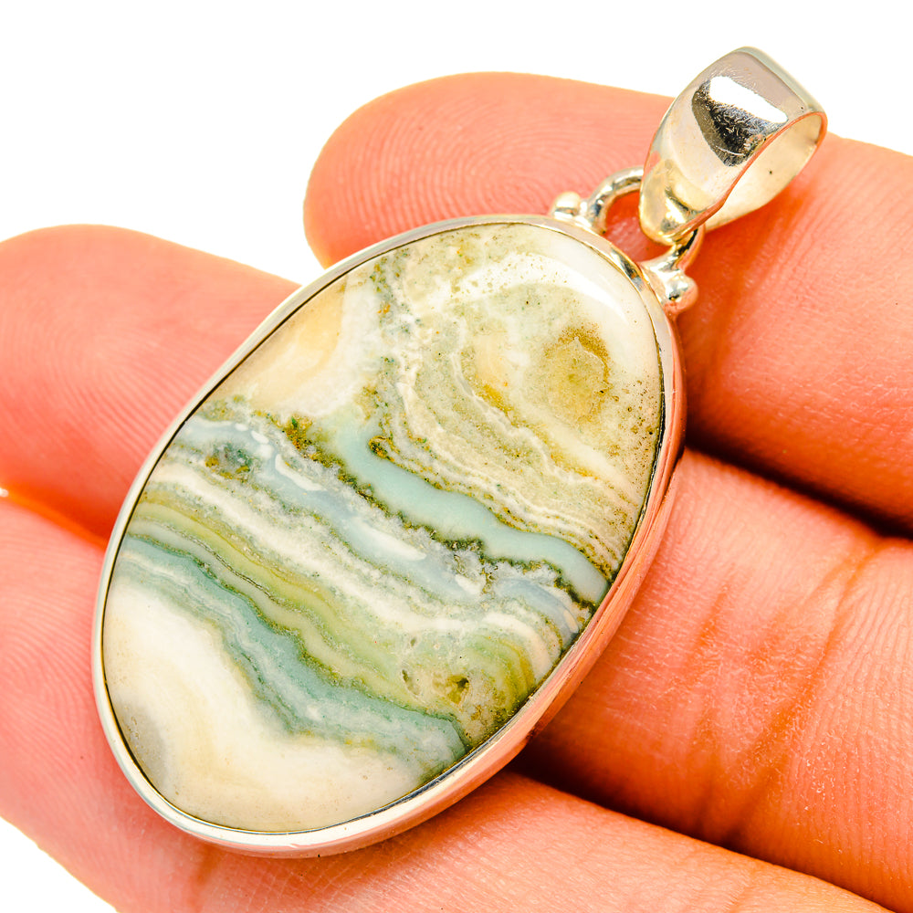 Ocean Jasper Pendants handcrafted by Anasilvercos - PD9809