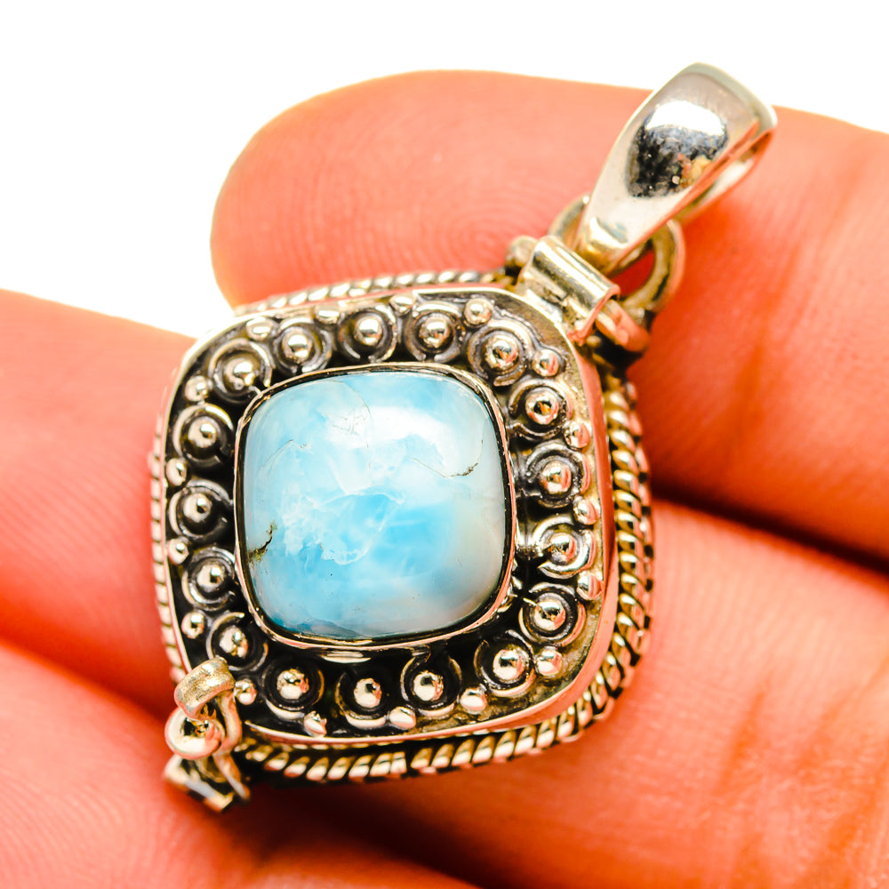 Larimar Pendants handcrafted by Anasilvercos - PD9831