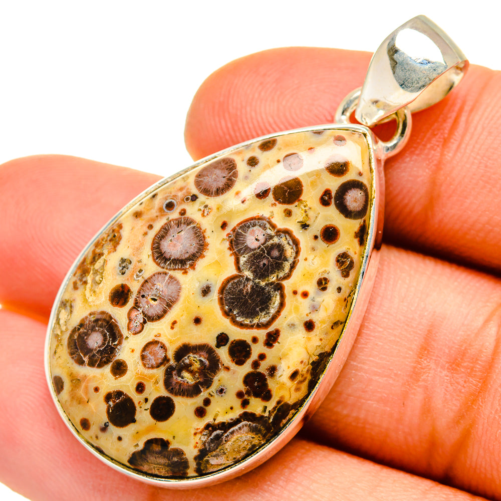 Poppy Jasper Pendants handcrafted by Anasilvercos - PD9836