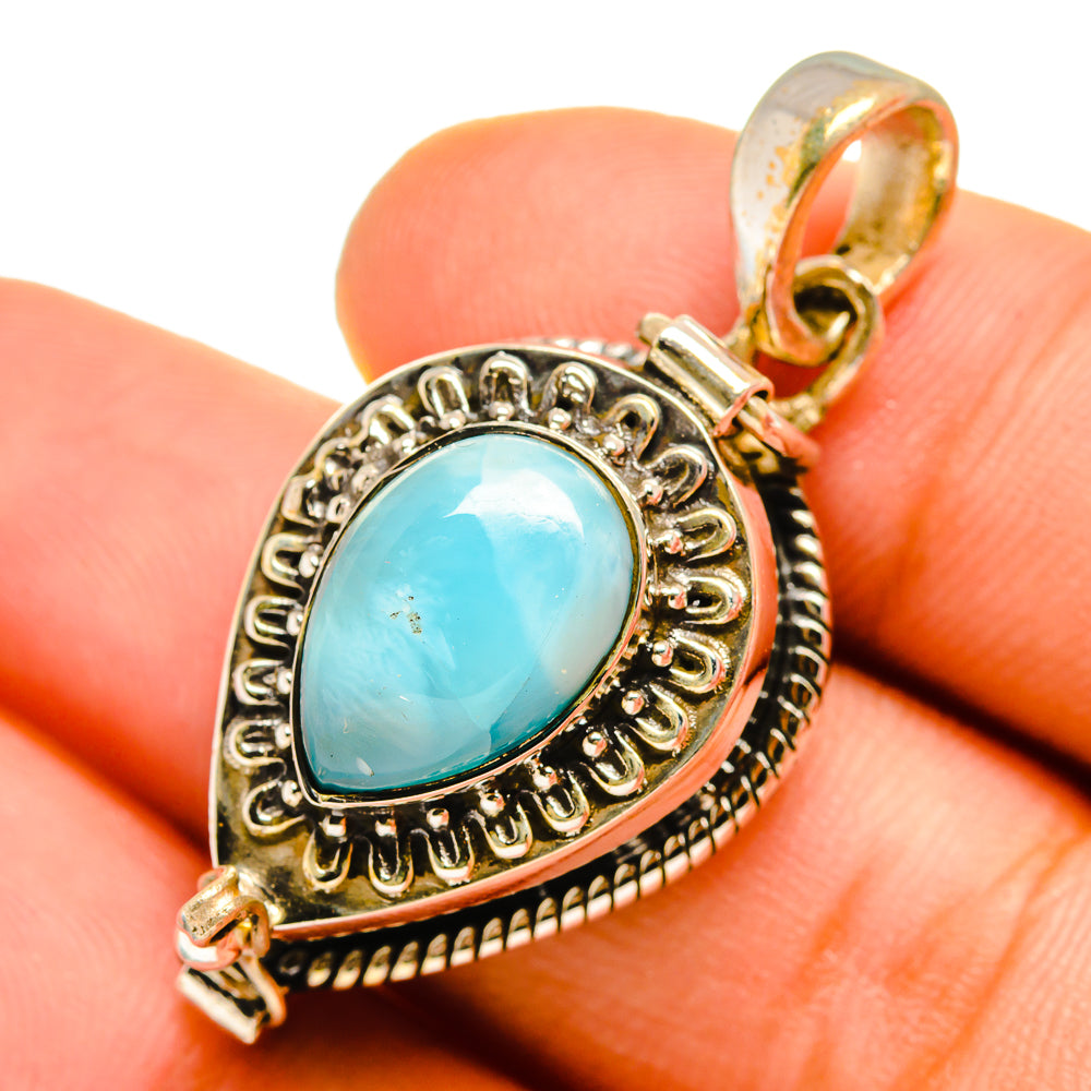 Larimar Pendants handcrafted by Anasilvercos - PD9848