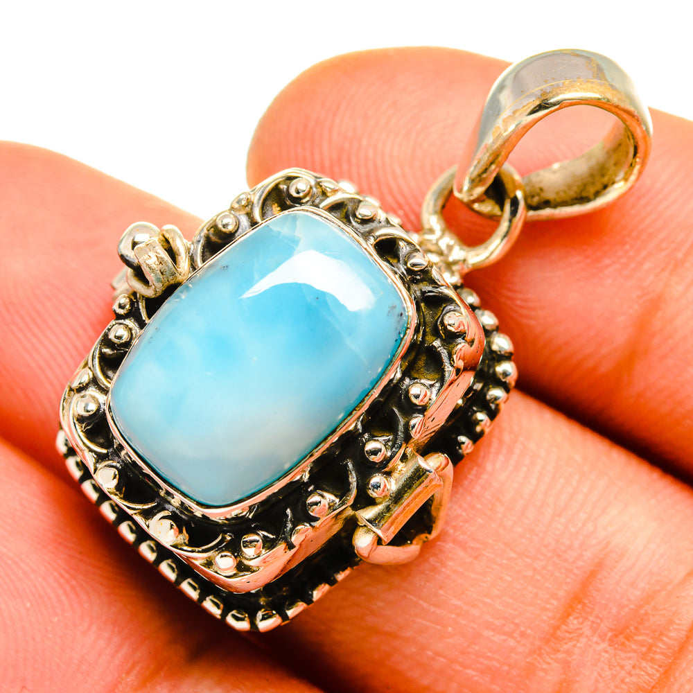 Larimar Pendants handcrafted by Anasilvercos - PD9850