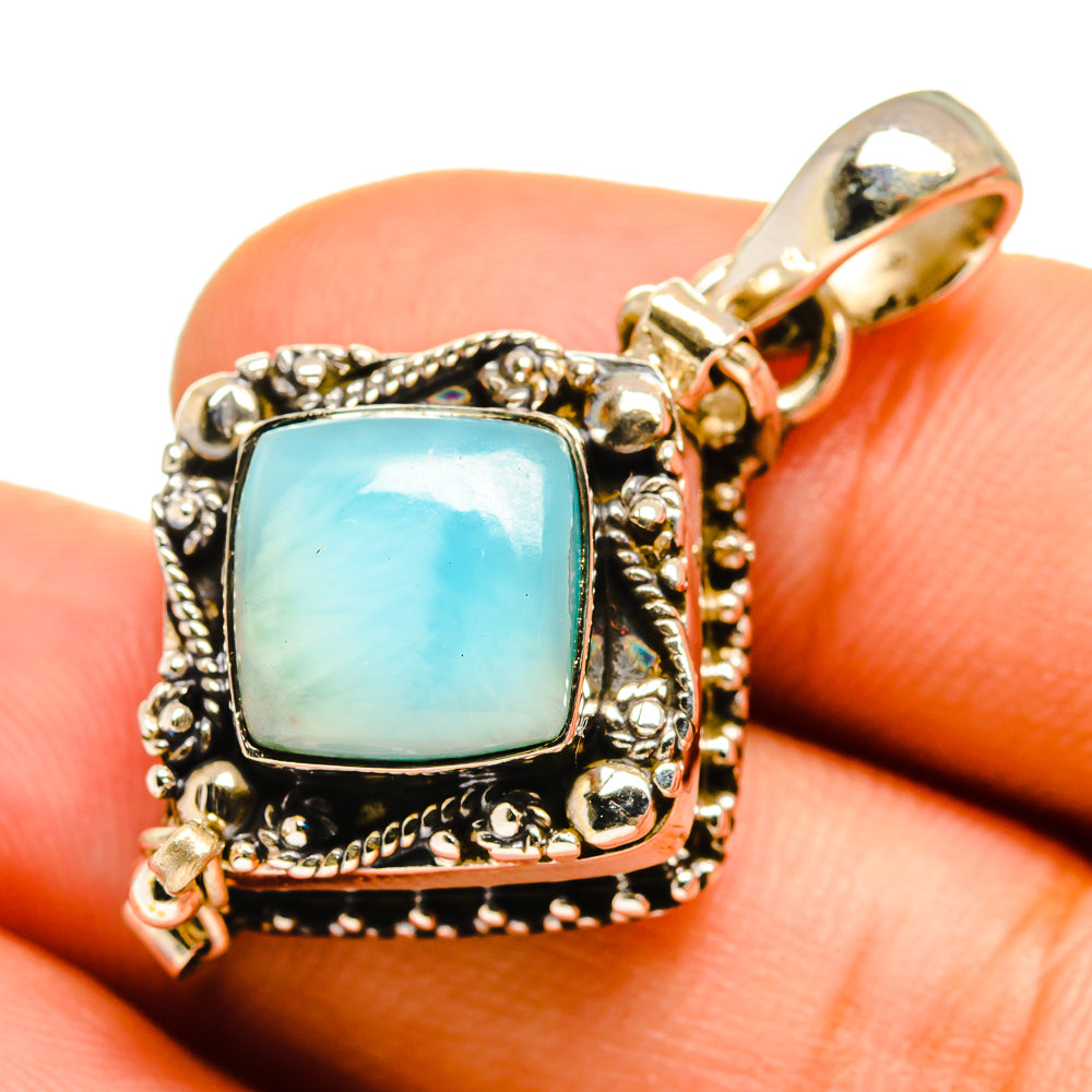 Larimar Pendants handcrafted by Anasilvercos - PD9851