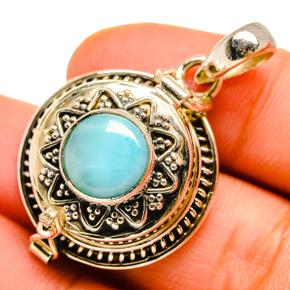 Larimar Pendants handcrafted by Anasilvercos - PD9852