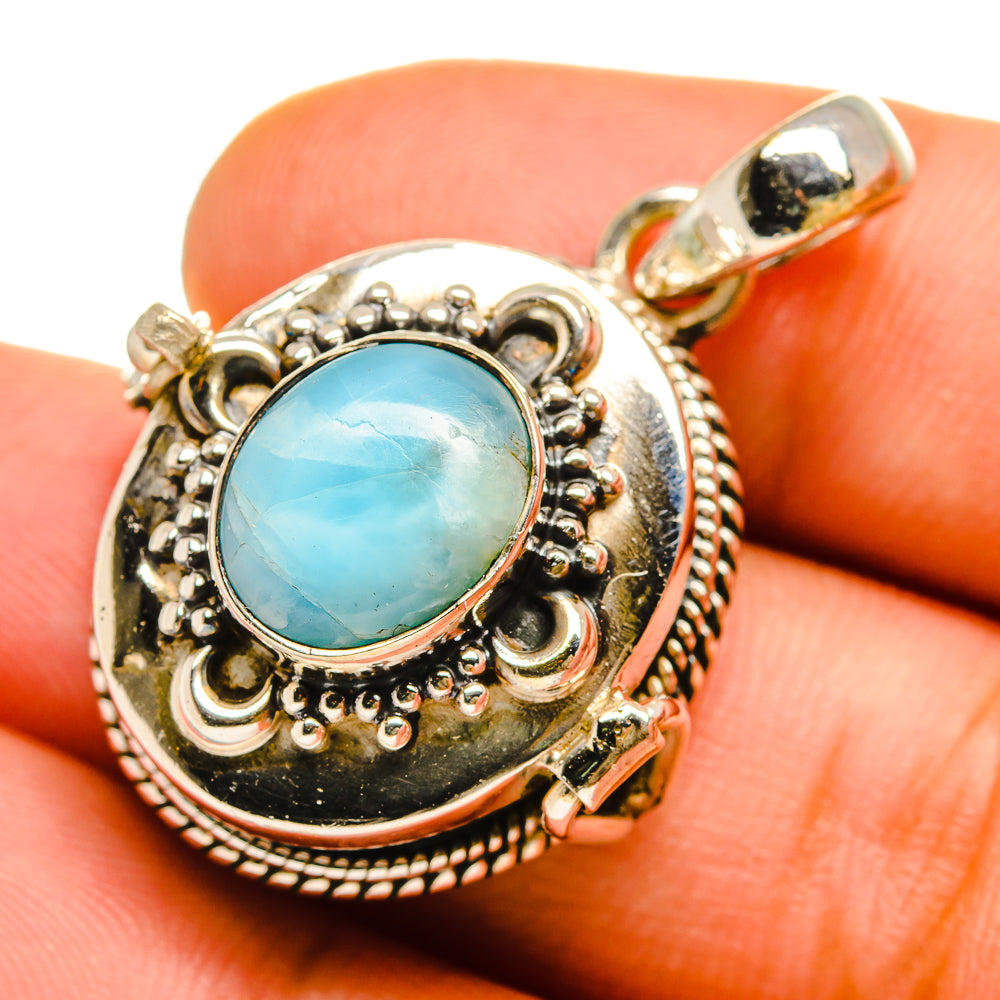 Larimar Pendants handcrafted by Anasilvercos - PD9854