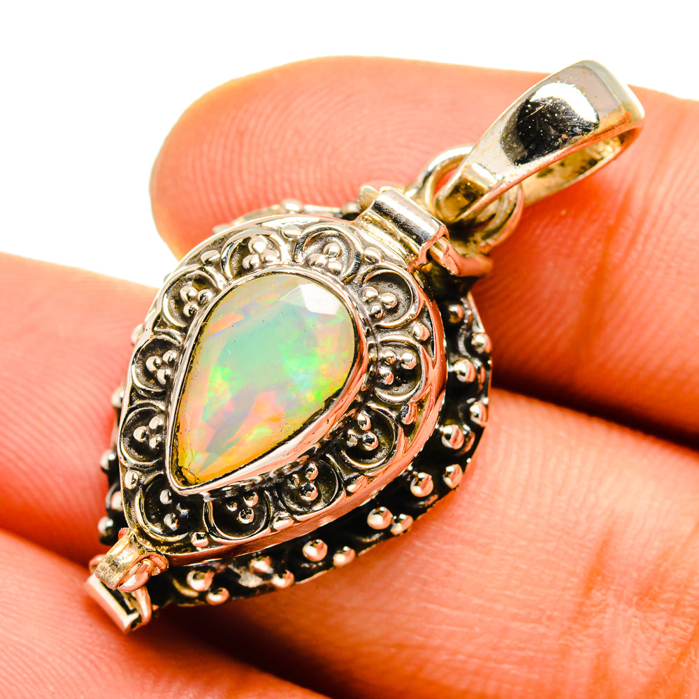 Ethiopian Opal Pendants handcrafted by Anasilvercos - PD9857