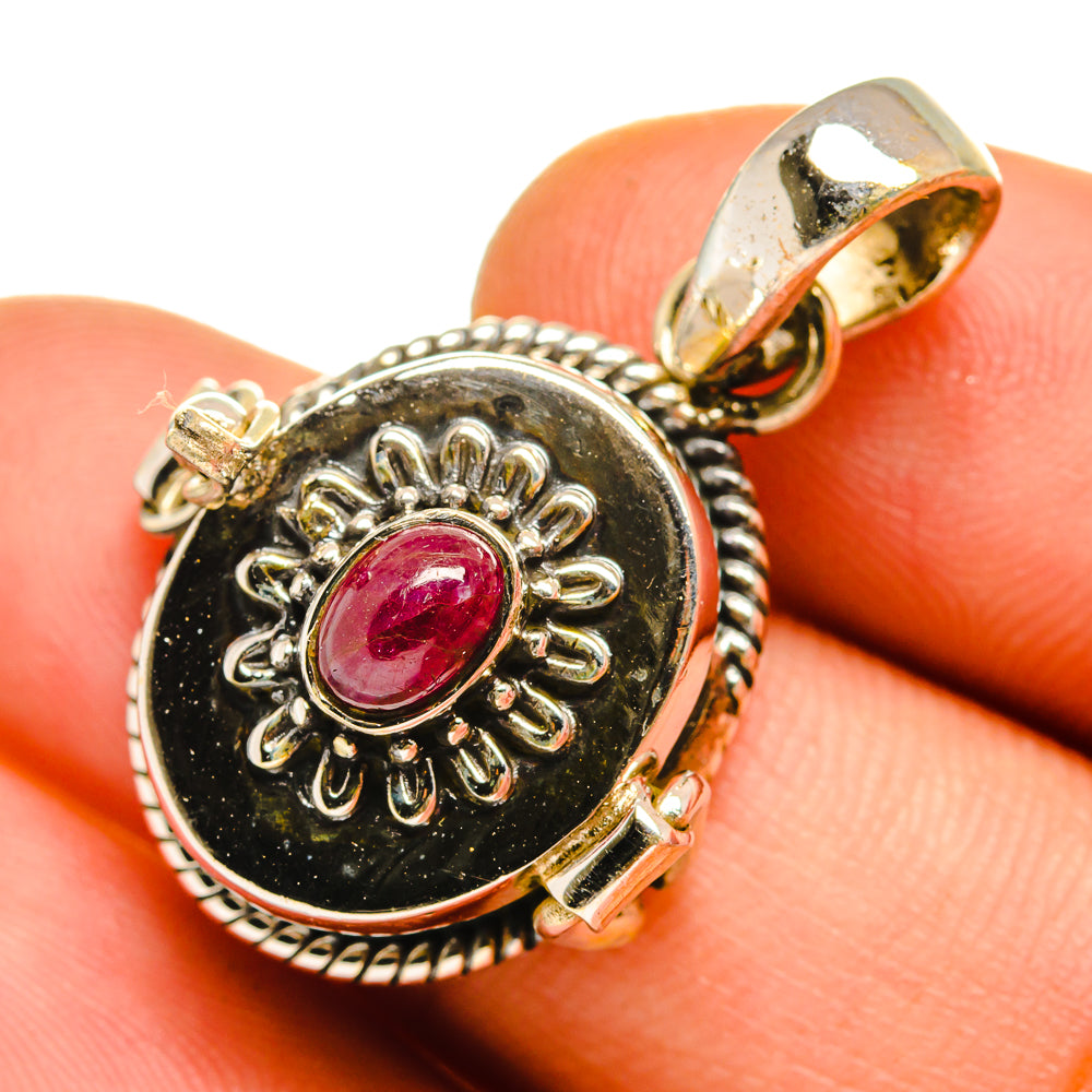 Pink Tourmaline Pendants handcrafted by Anasilvercos - PD9861