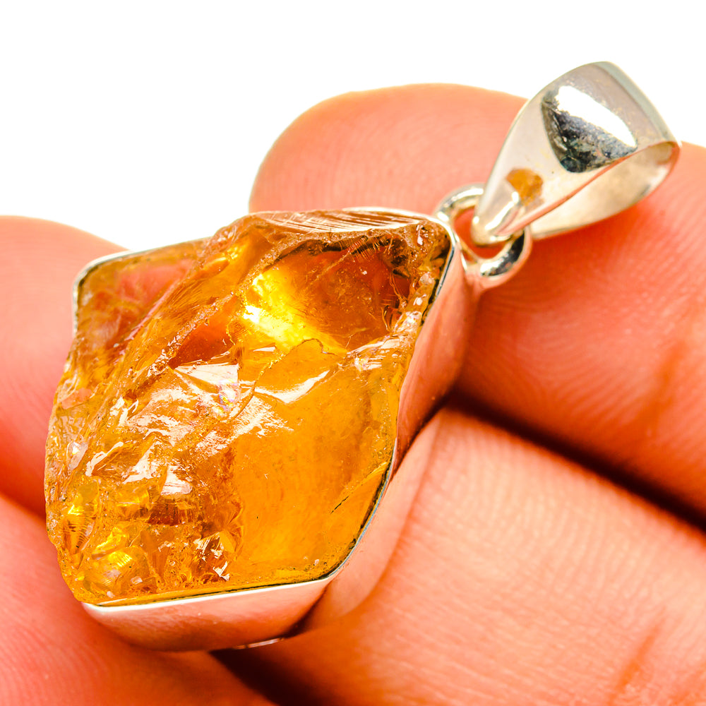 Citrine Pendants handcrafted by Anasilvercos - PD9885