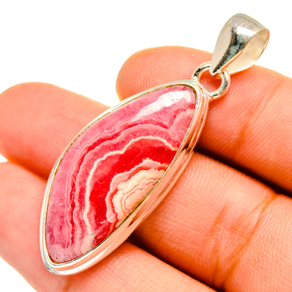 Rhodochrosite Pendants handcrafted by Anasilvercos - PD9922