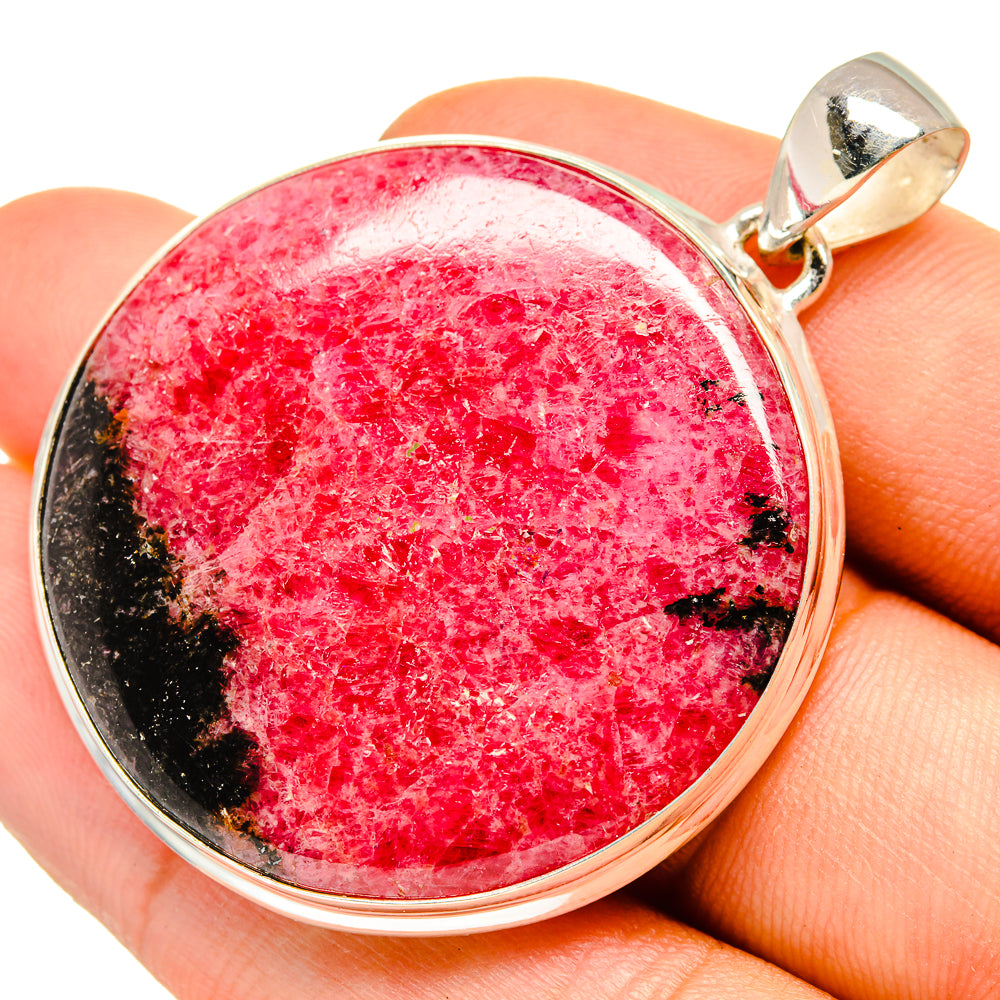 Rhodonite Pendants handcrafted by Anasilvercos - PD9927