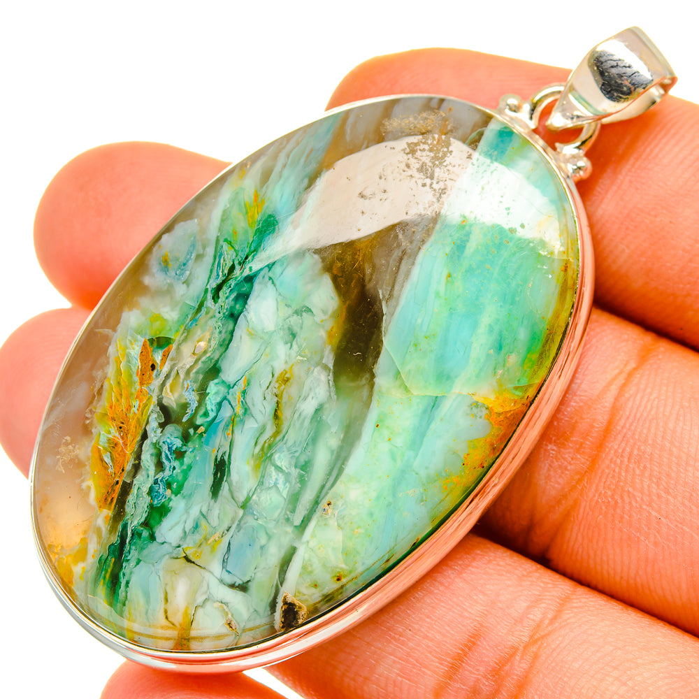 Peruvian Opal Pendants handcrafted by Anasilvercos - PD9930