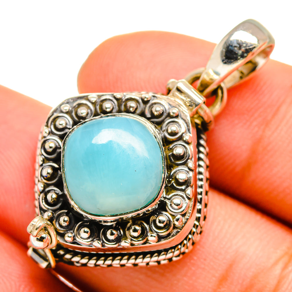 Larimar Pendants handcrafted by Anasilvercos - PD9934