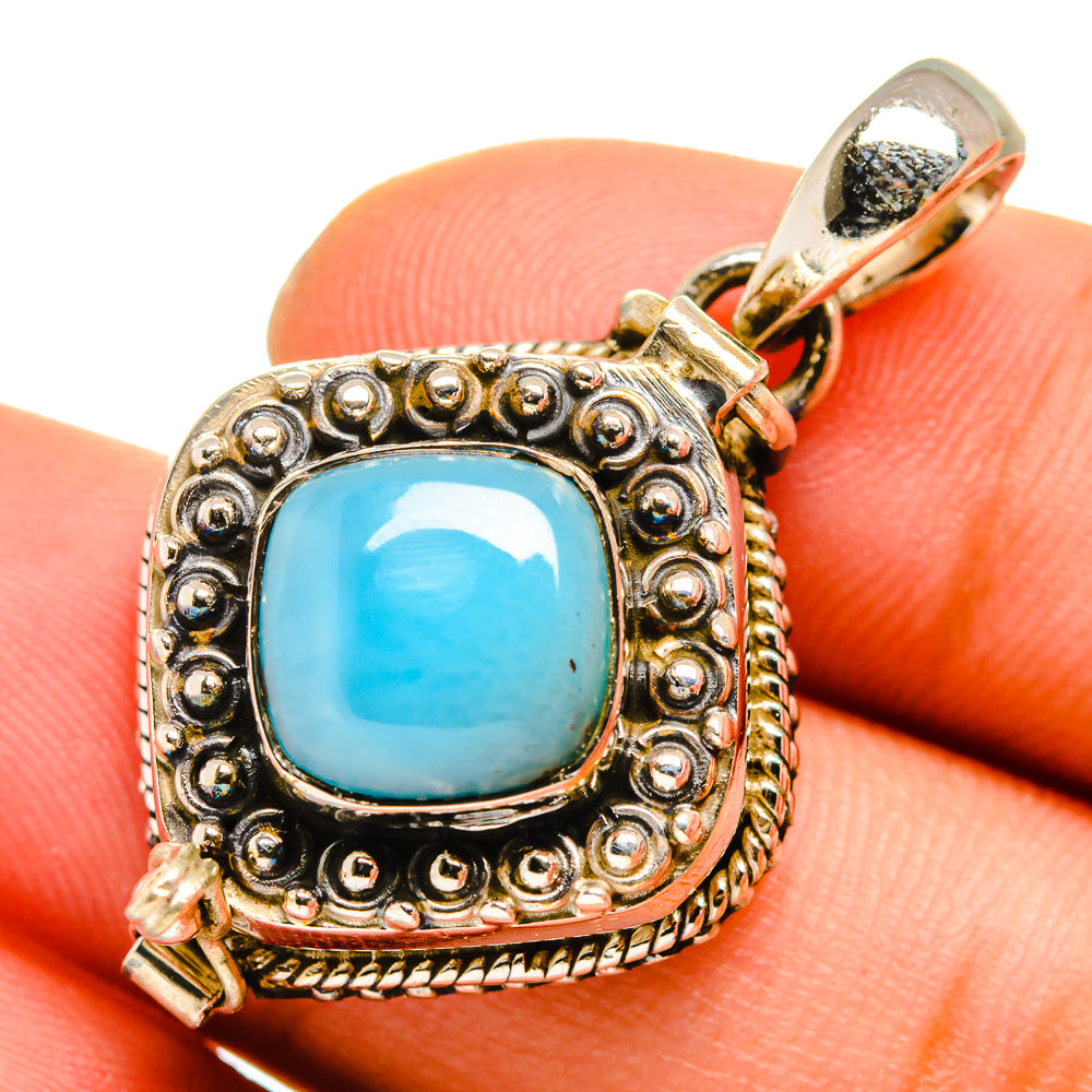 Larimar Pendants handcrafted by Anasilvercos - PD9935