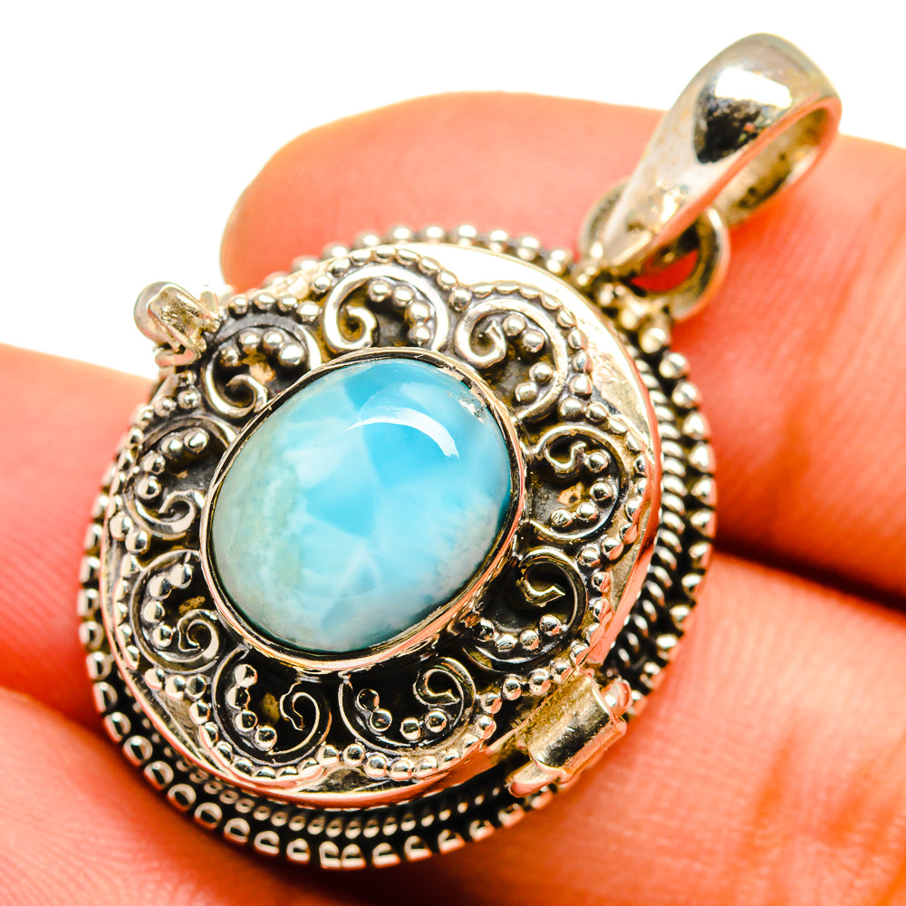Larimar Pendants handcrafted by Anasilvercos - PD9937