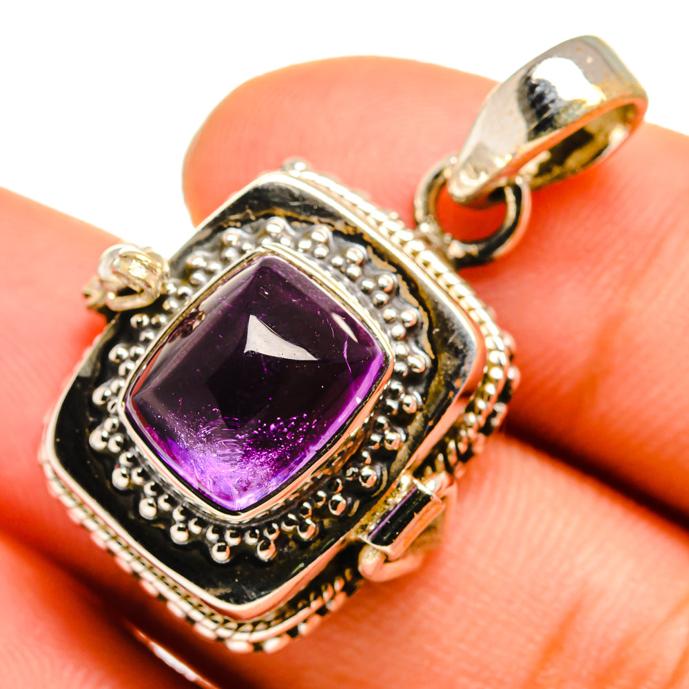 Amethyst Pendants handcrafted by Anasilvercos - PD9947