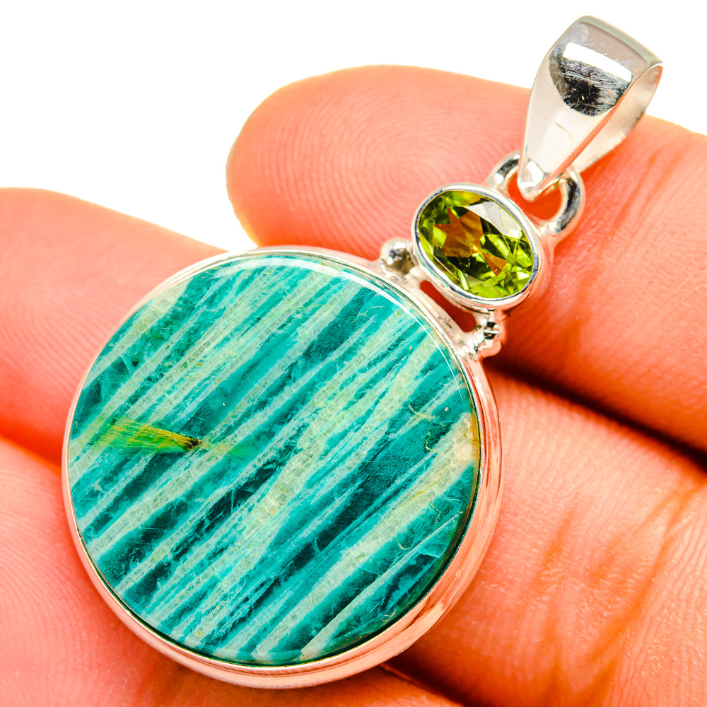 Amazonite Pendants handcrafted by Anasilvercos - PD9953