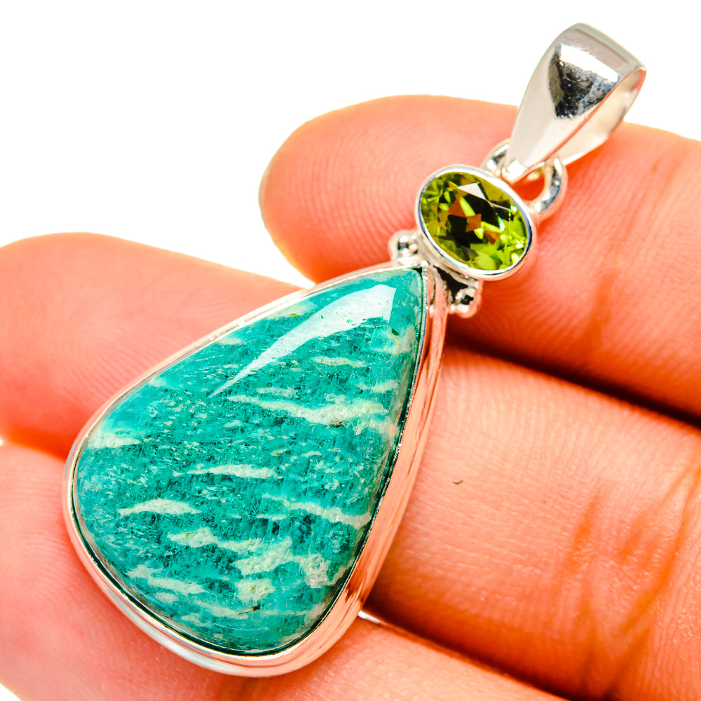 Amazonite Pendants handcrafted by Anasilvercos - PD9954