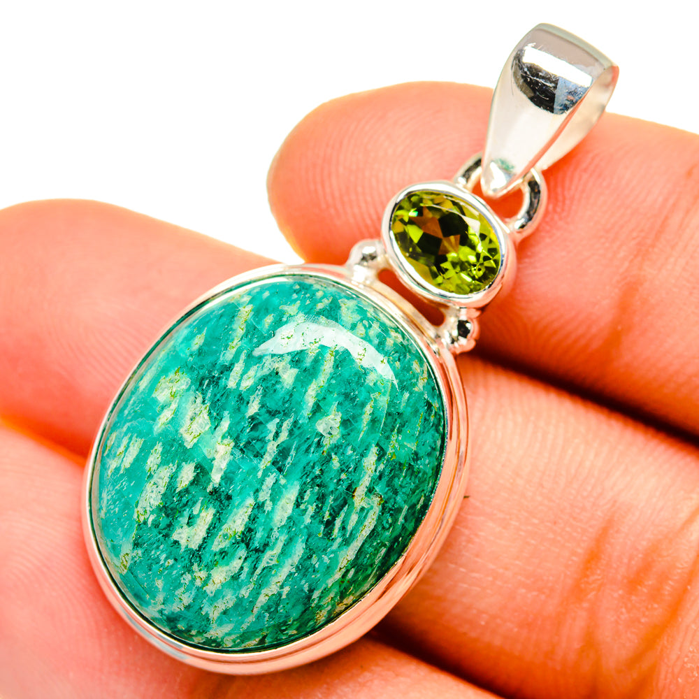 Amazonite Pendants handcrafted by Anasilvercos - PD9955