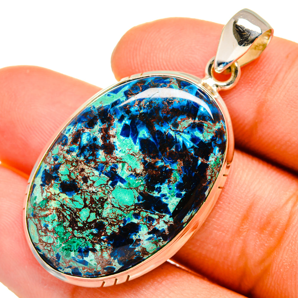 Shattuckite Pendants handcrafted by Anasilvercos - PD9957
