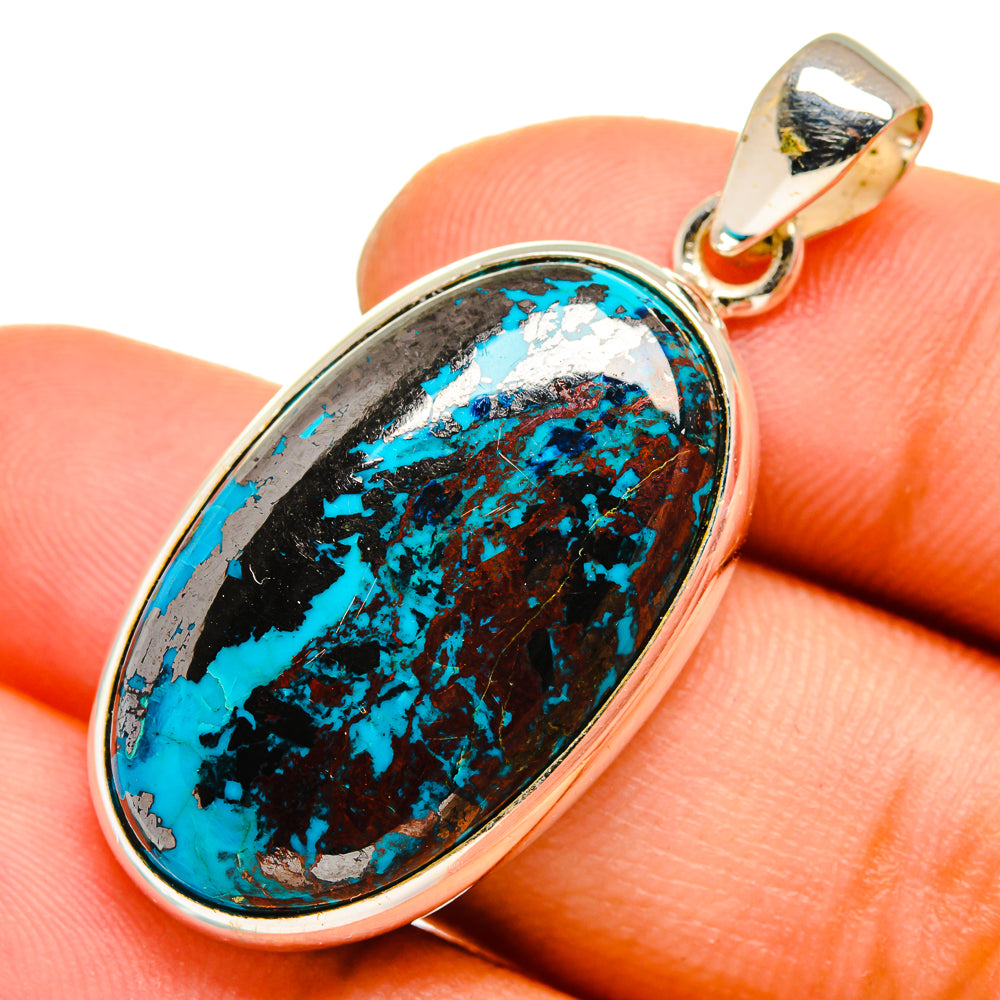 Shattuckite Pendants handcrafted by Anasilvercos - PD9959