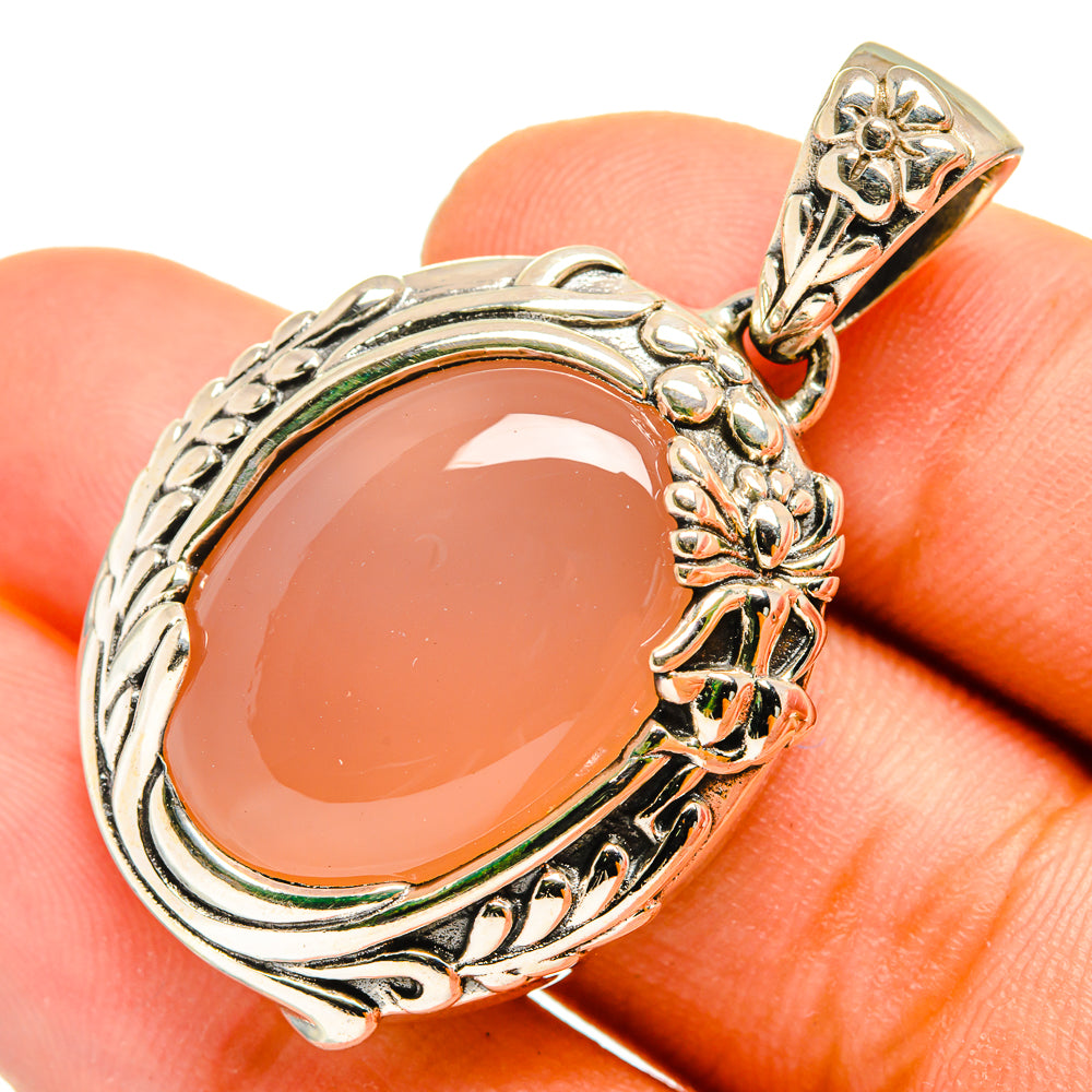 Rose Quartz Pendants handcrafted by Anasilvercos - PD9970