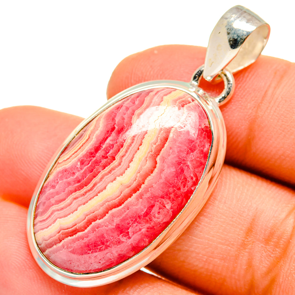Rhodochrosite Pendants handcrafted by Anasilvercos - PD9972