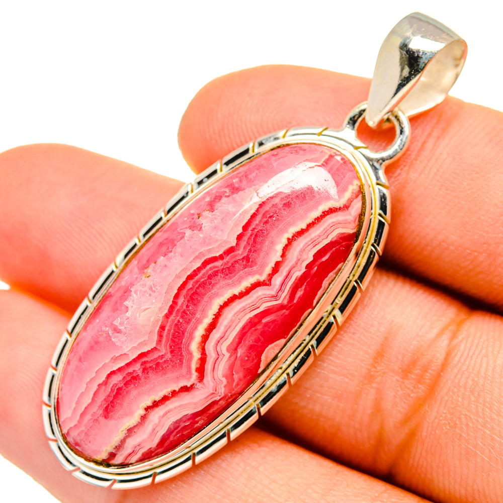Rhodochrosite Pendants handcrafted by Anasilvercos - PD9976
