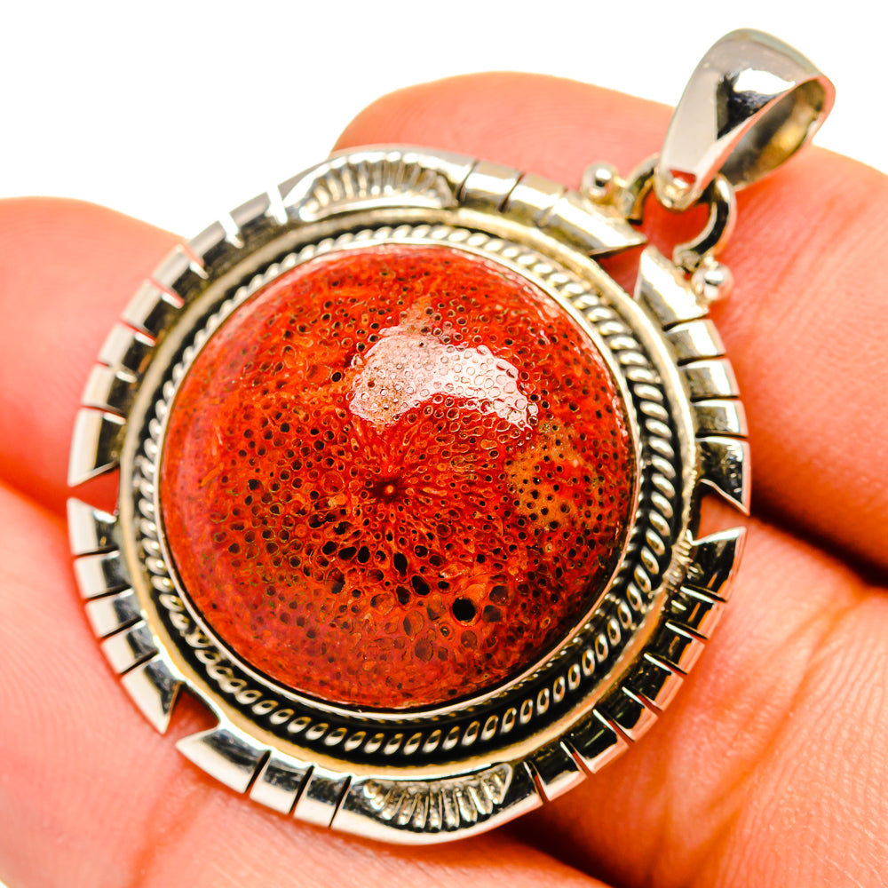 Sponge Coral Pendants handcrafted by Anasilvercos - PD9980