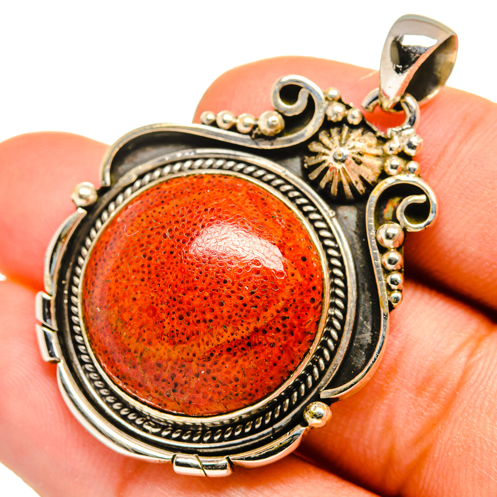 Sponge Coral Pendants handcrafted by Anasilvercos - PD9983