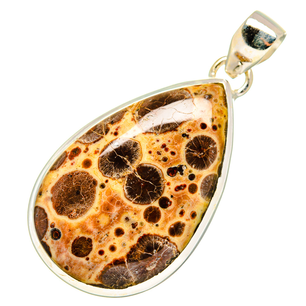 Poppy Jasper Pendants handcrafted by Anasilvercos - PD10001