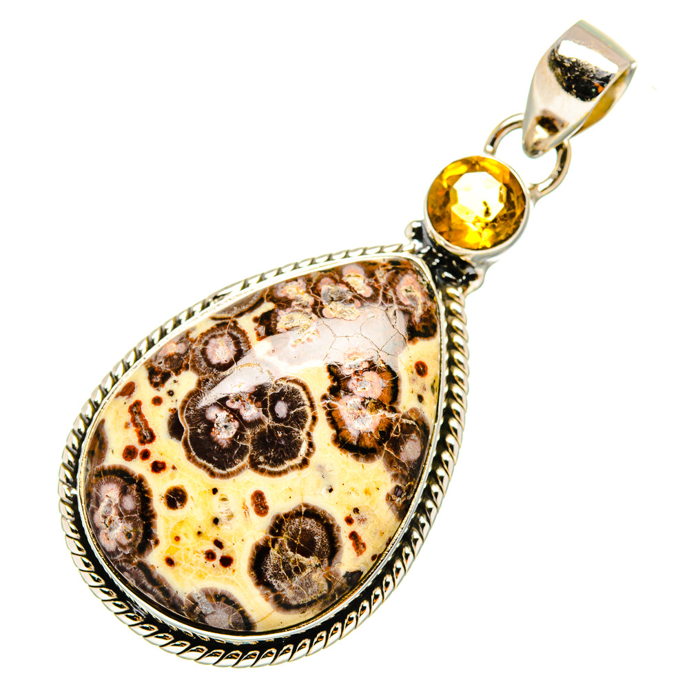 Poppy Jasper Pendants handcrafted by Anasilvercos - PD10002