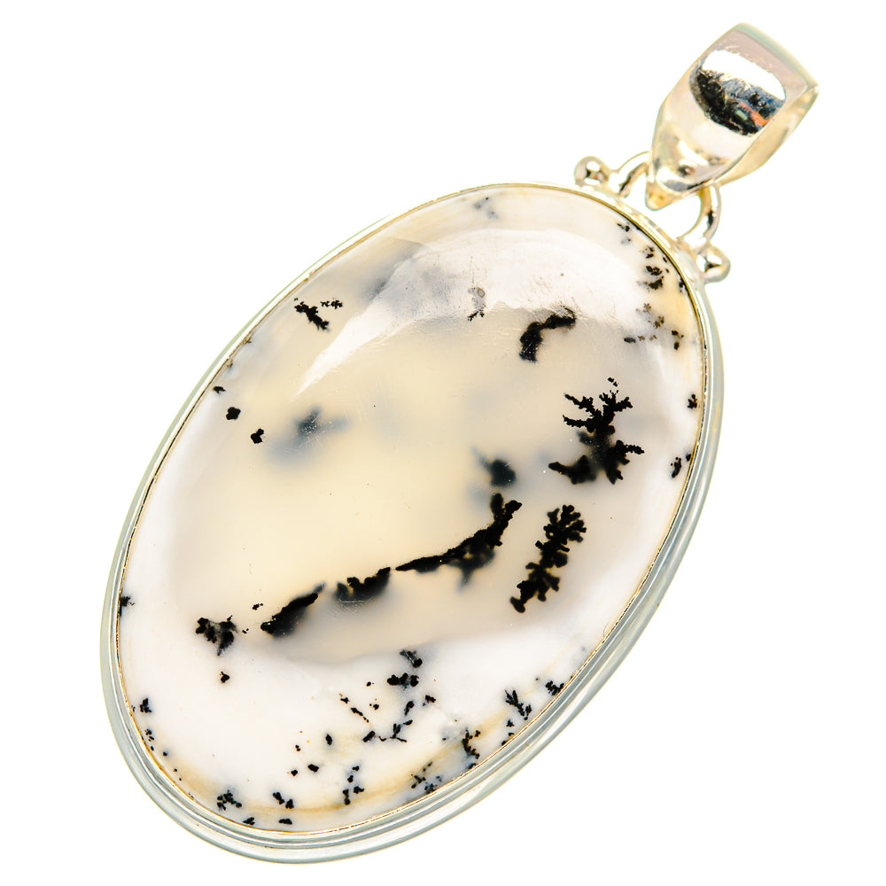Dendritic Opal Pendants handcrafted by Anasilvercos - PD10015