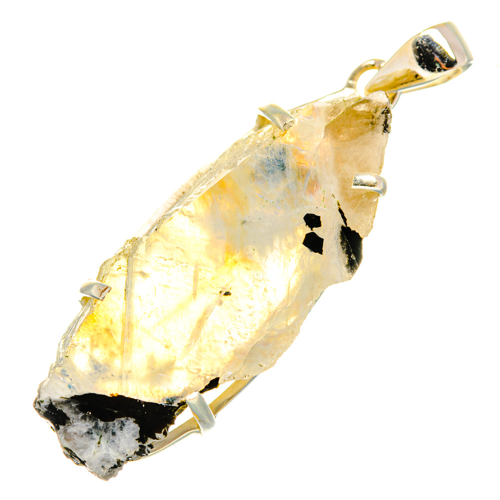 Rainbow Moonstone Pendants handcrafted by Anasilvercos - PD10022